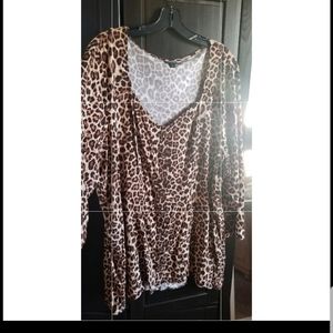 Torrid animal print top